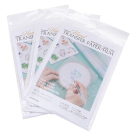 MAGICLULU 1 Juego De Estabilizadores De Bordado De Película Soluble En Agua Estabilizador Soluble En Agua Para Bordado Papel De Transferencia Dibujo Papel Blanco Lienzo Bordado Papel De