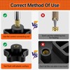 Preciva Heat-Set Insert Tip Set - Soldering Iron with 350Pcs