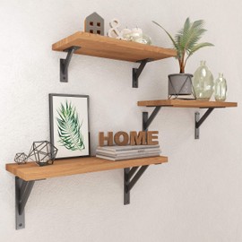 FSHR Design Angle Shelf Bracket/Wall Bracket Aluminium Matt Black