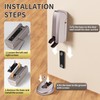 Door Stop Heavy Duty-Hydraulically Quiet WYGWP Windproof Stoppers Hold Mount