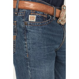 Cinch Men's Ian Dark Wash Slim Bootcut Rigid Denim Jeans - MB31436001 34W x 32L US