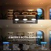 LVWIT 6 Pack 4 Inch LED Recessed Lighting with Night