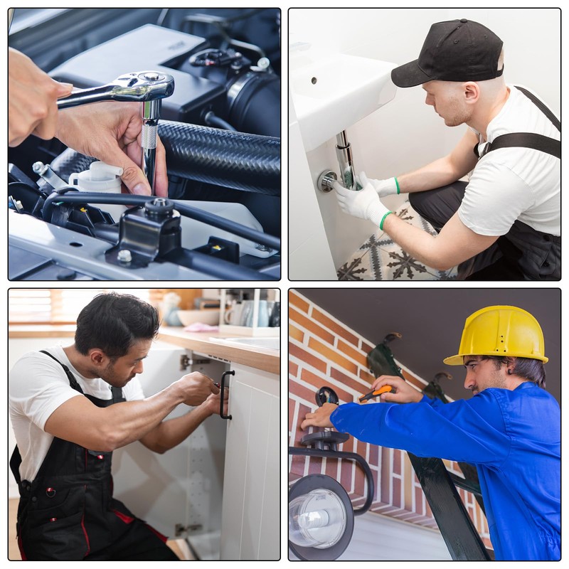 PATIKIL 304 Stainless Steel Flat Washer, 200 Pack 1/5" ID