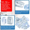 OIIKI 24 Pcs Kitchen Sink Rack Rubber Feet, Including 12pcs