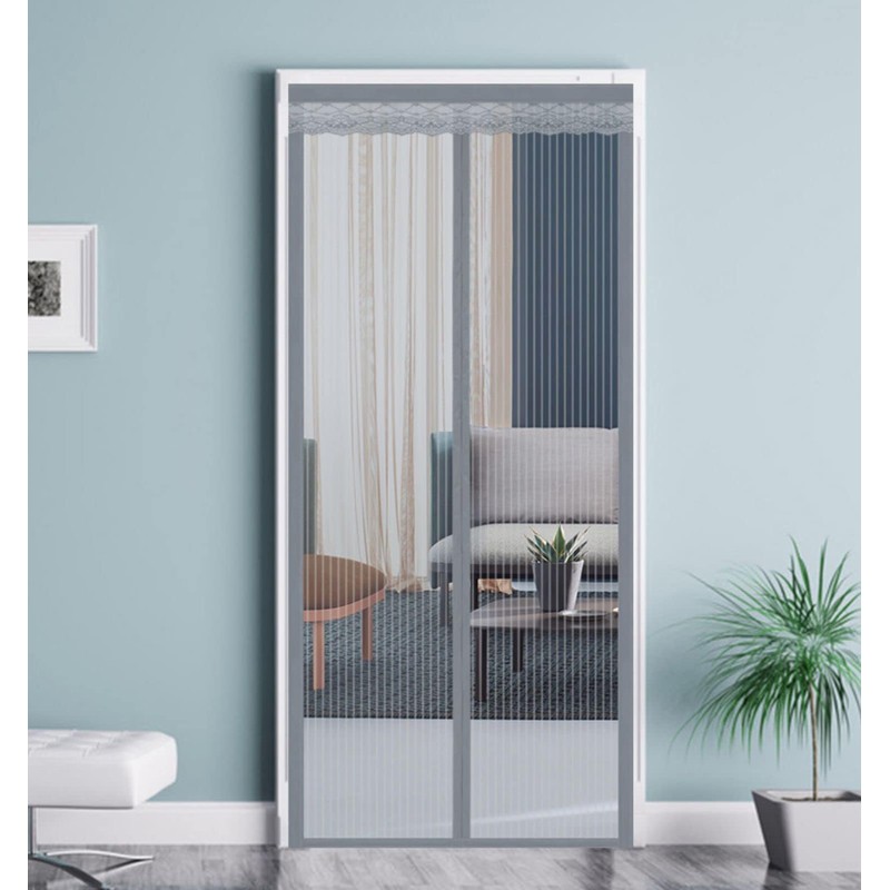 Qrity Magnetic Fly Screen Door 85 x 210cm, Mosquito Screen,