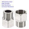 M METERXITY Stainless Steel G1/2 Male -G3/4 Female Hex Dia