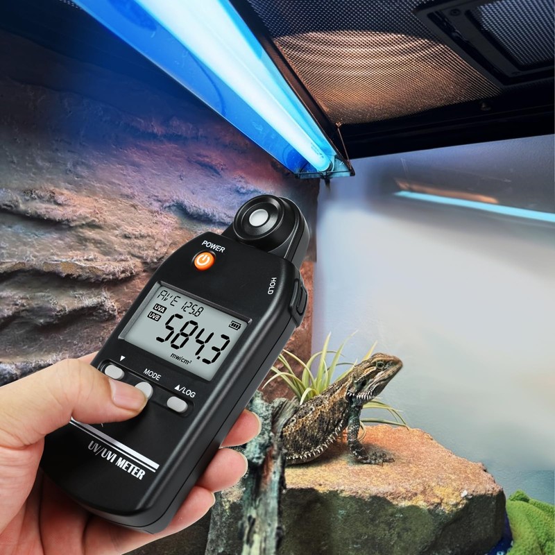 JuviPerpric UV Meter, UV Index Meter, 280-400 nm Handheld Digital