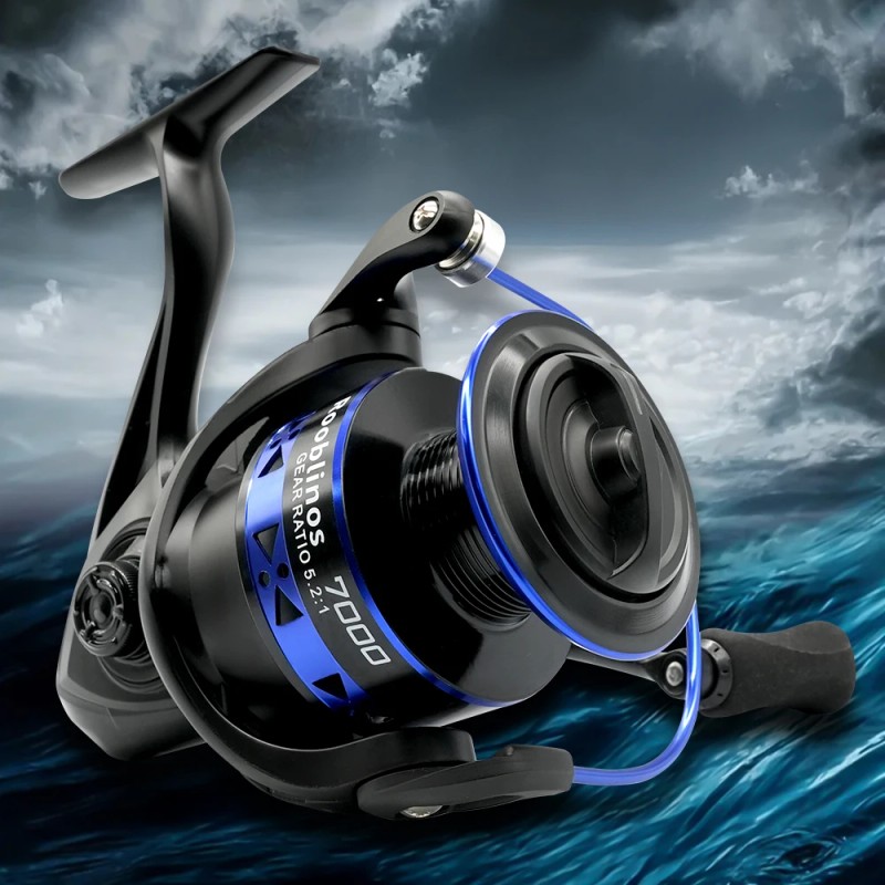 Rooblinos EASTING Left Hand Spinning Fishing Reel Two-Speed System 5.2:1