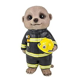 Vivid Arts- Baby Meerkat Pet Pal- Fireman (Size D)