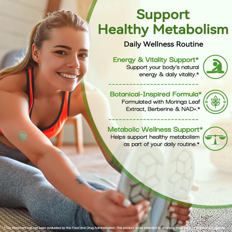 Moringa X Berberine Patches, Moringa Patches with Berberine & NAD+,