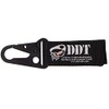 DDT Blood Type Keychain, Black, A Pos