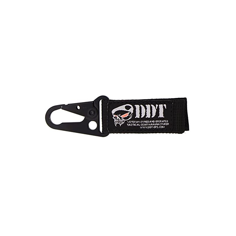 DDT Blood Type Keychain, Black, A Pos