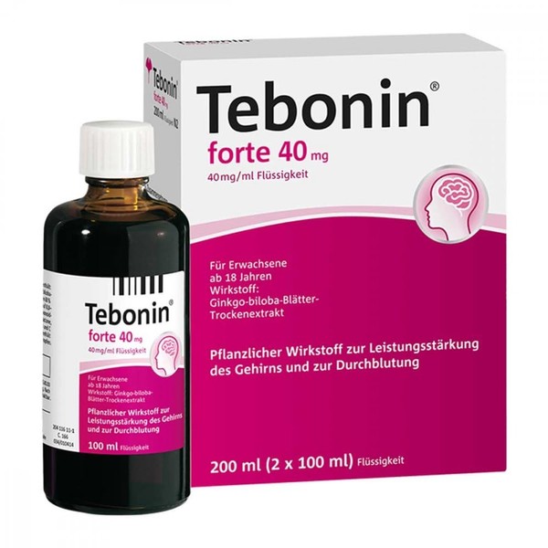 TEBONIN Forte 40 mg Solution 2 x 100 ml