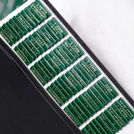 UPAFEXXI- Leather Bible tabs, Bible Tabs for Women and Men, Bible Tabs for Study Bible, 80 Bible Index Book Tabs in Total, 66 Bible Tabs for Old and New Testament, 14 Blank tabs (Green)