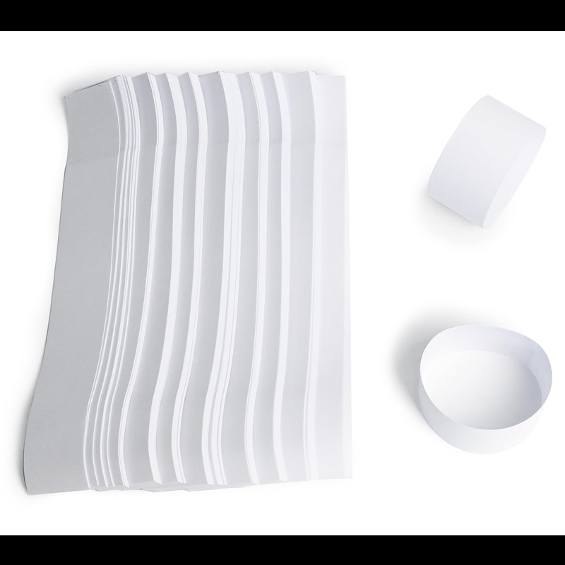L LIKED Blank Money Band Self Sealing Currency Straps for