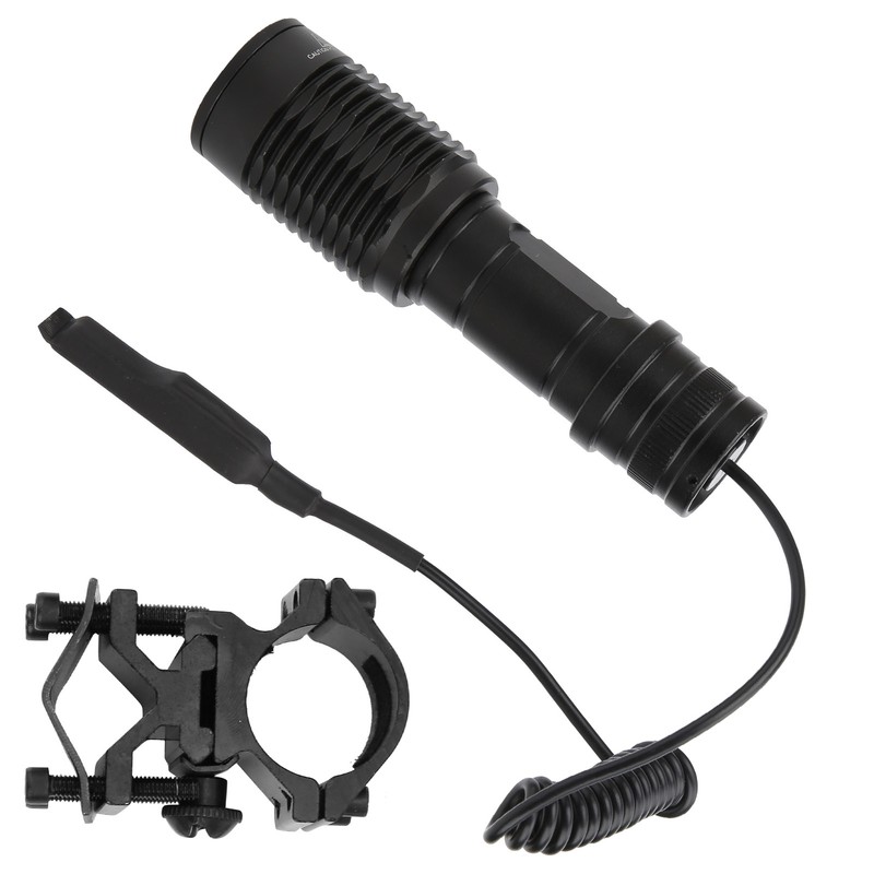 Aluminium Alloy Night Viewing Zoom Torch IPX6 Waterproof Hunting Flashlight