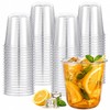 50 Pack 12oz Clear Disposable Stemless Wine Glasses