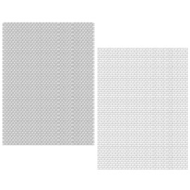 Stainless Steel Mesh Screen,5 Pack 20 Mesh Steel Wire Mesh Screen Steel Woven Wire Mesh,Rust-Proof 1mm Hole Keep Rodent Out or Make Any Shapes (5, 6 x 8 Inches)