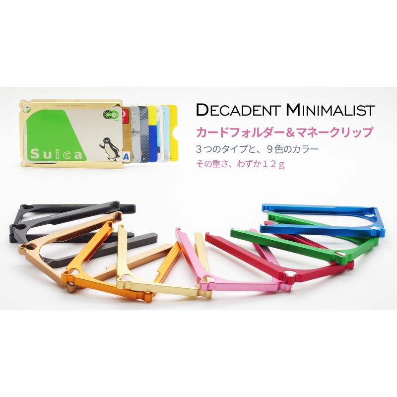 Super convenient! Extra Super Duralumin Credit Card Case Decadent Minimalist