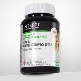 Highly concentrated, high-content vitality vitamin B complex nutritional supplement, vitamin B group B3 B5 B9 B12 skin / 고농축 고함량 활력 비타민B 컴플렉스 영양제 비타민B군 B3 B5 B9 B12 피부