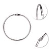 eBoot Metallringe für Buchbinder, lose Blätter, Silber, 3,8 cm, 10