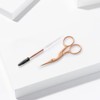Tweezerman Rose Gold Brow Shaping Kit, Scissors & Brush (Set