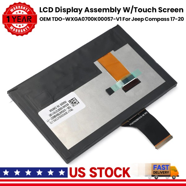 Unbranded 7" LCD Display Touch Screen For 2017-2020 Jeep Compass