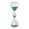 15 Minute Triple Globe Teal Sand Timer