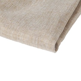 Flushbay- Speaker Grill Cloth Linen Speaker Fabric Protective Dustproof Mesh Cloth Stereo Fabric Replacement for Home Stage Speakers, Media Cabinet, Ktv Box 100X146Cm, 100X146Cm Beige