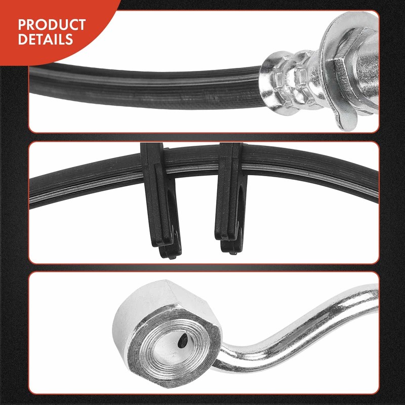 A-Premium Front Passenger Outer Side Brake Hydraulic Hose Compatible with