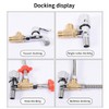 MOUMOUTEN Brass Pipe Fittings, Full Male Thread Cross 4 Tee