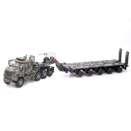 Panzerkampf | 1:72 Scale Model Military Diecast | M1070 Heavy Equipment Transporter - Camouflage Color | Model 12206PA