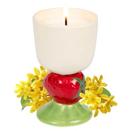 ATOMAKER Osmanthus Scented Candle, 17oz Aromatherapy Soy Candle for Home, Relaxation & Stress Relief, 22 Hour Burn Time – Unique Gift for Women & Mom, Housewarming, Red Strawberry