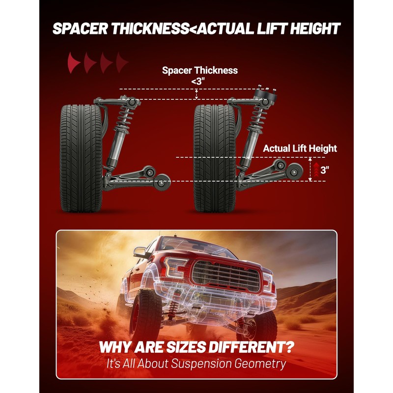 EVIL ENERGY 3" Front and 2" Rear Leveling Lift Kit