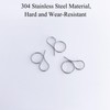 BE-TOOL 100 Pcs Chandelier Replacement Part Stainless Steel Chandelier Hook