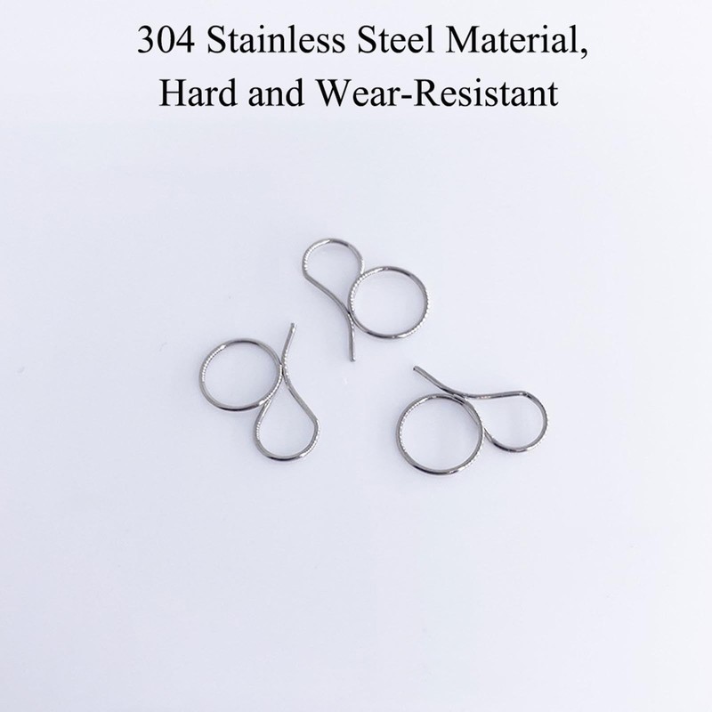 BE-TOOL 100 Pcs Chandelier Replacement Part Stainless Steel Chandelier Hook