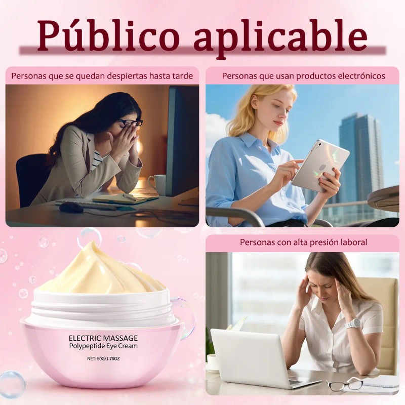 Crema Ojos Masaje Eléctrico Para Ojeras/líneas,uouou