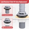 3 Sets Toilet Float Replacement Kit with 2 Inch Flapper