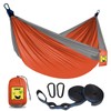 SZHLUX Camping Hammock Double & Single Portable Hammocks with 2