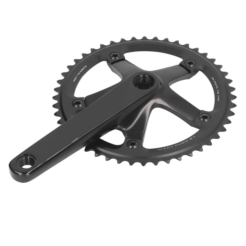 Aluminum Alloy 144 BCD 48T Single Speed Crankset Bike Crank