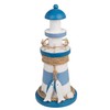 Out of the blue Wooden Lighthouse Decorative Item with LED