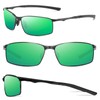 Polarised Sunglasses For Mens Womens UV Protection metal frame Ultra
