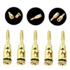 Gatuida 24pcs Gold Plated Banana Plugs Connector for Speakers and