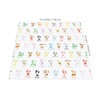 Splat Mat for Under High Chair/Arts/Crafts, WOMUMON Washable Spill Mat