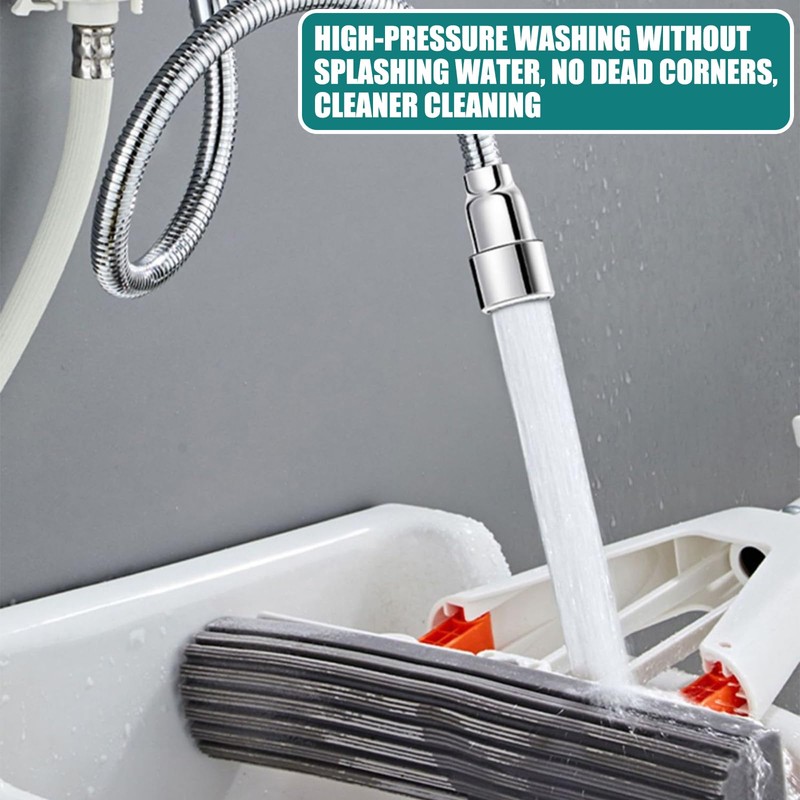 Hshenjhu Tap Attachment, 720° Swivel Tap Extension, Flexible Tap Attachment
