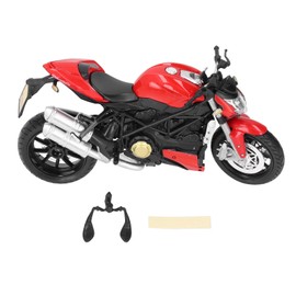1:12 Scale Alloy Motorcycle Model Realistic Motorcycle Model Kids Moto Toy for Display Collection Red