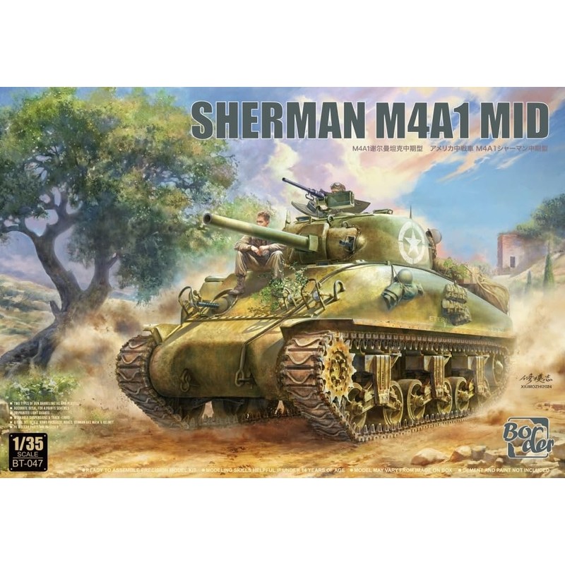 Border Model BT047 1/35 American Medium Tank M4A1 Sherman Medium