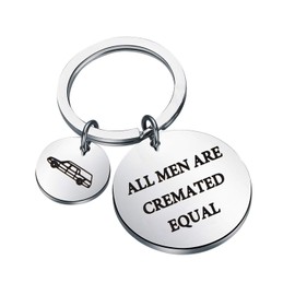 CENWA Funeral Director Gift Funny Cremator Gift Mortician Present All Men Are Cremated Equal Keychain (Cremated Equal Keychain)