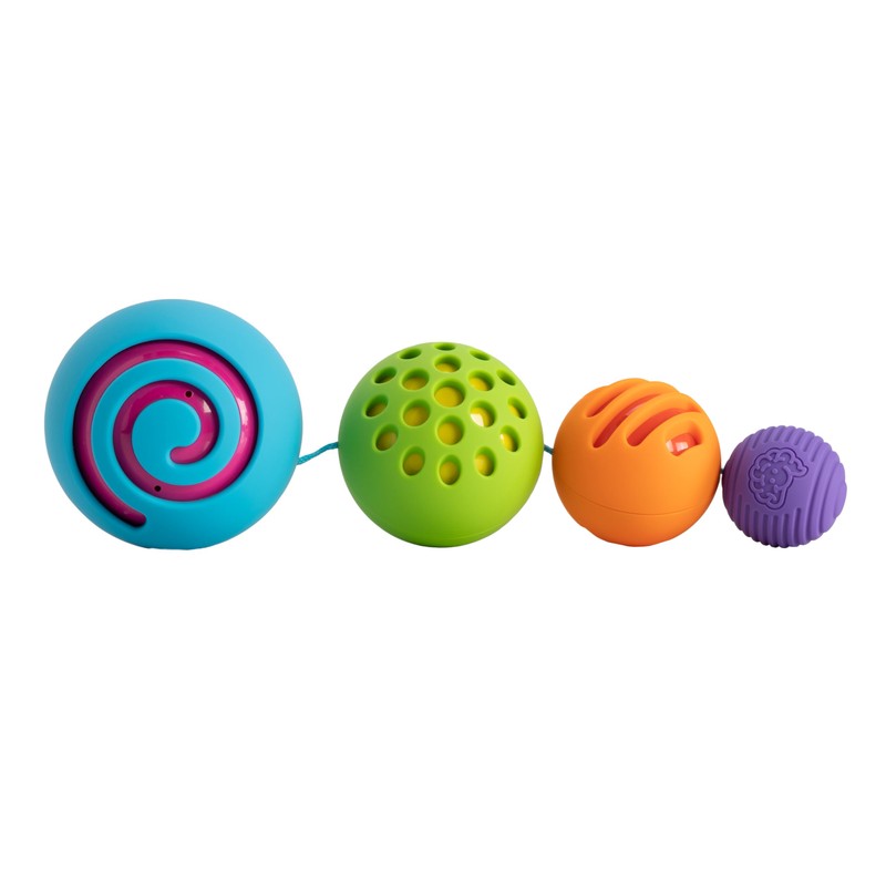 Fat Brain Toys OombeeBall - Sensory Nesting Puzzle for Babies