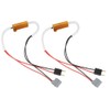 Load Resistor, 2-Piece Car LED Decoder for H7 Headlights, LED